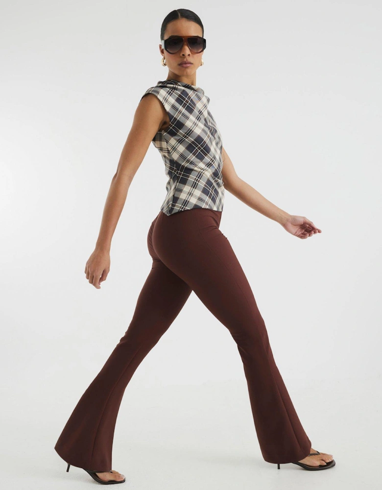 Skinny Leg Trouser - Dark Brown