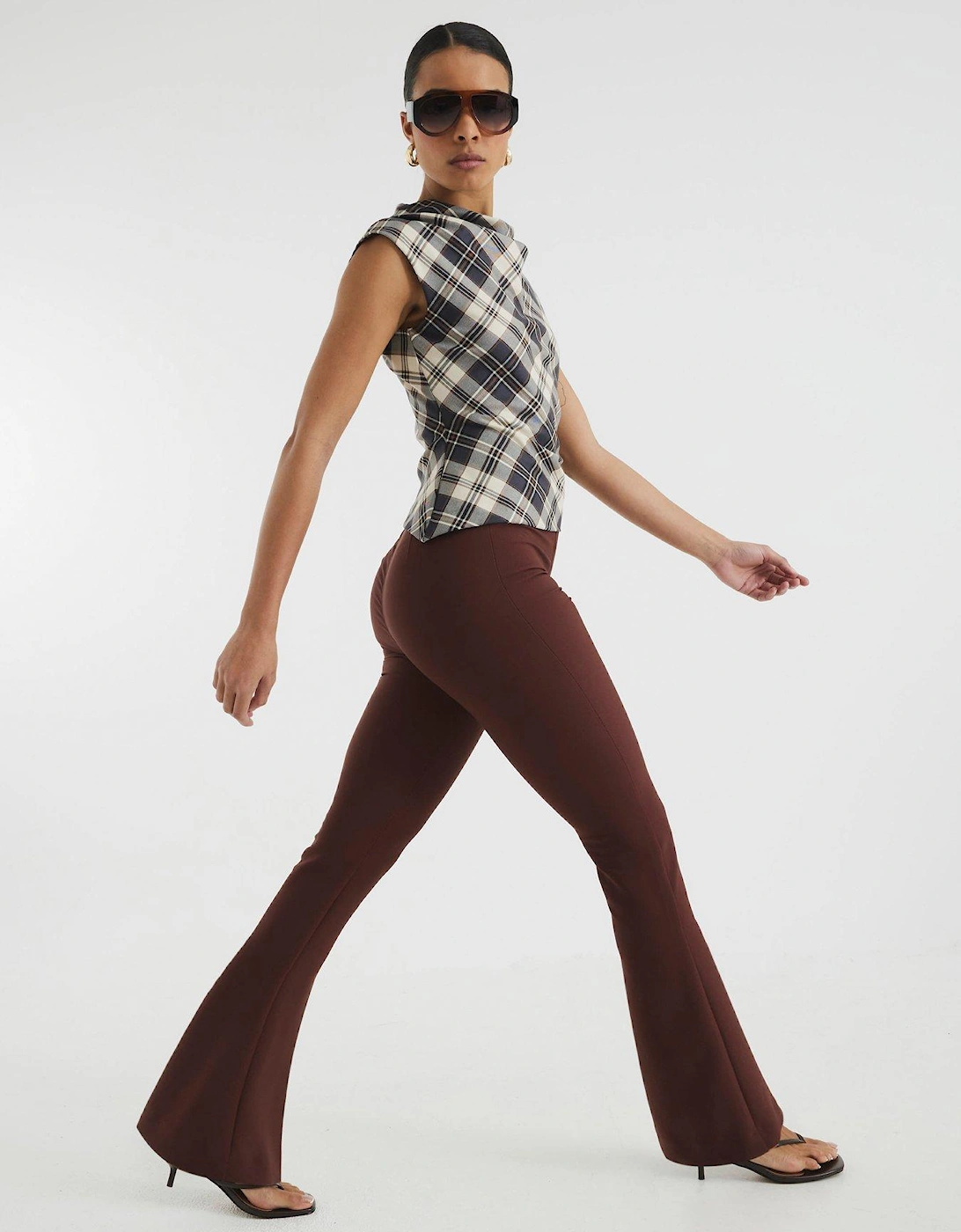 Skinny Leg Trouser - Dark Brown, 6 of 5