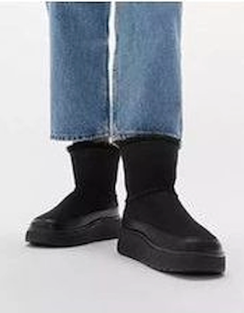 GEN-FF  Mini Double-Faced Shearling Boots black