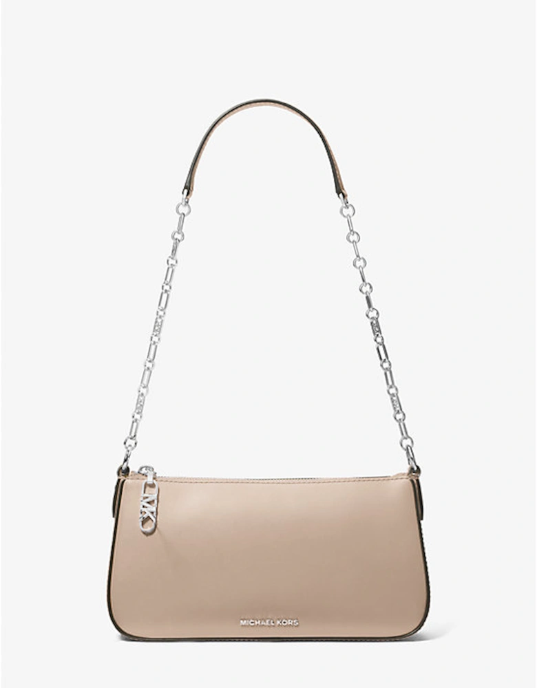 Empire Medium Leather Chain-Link Pochette