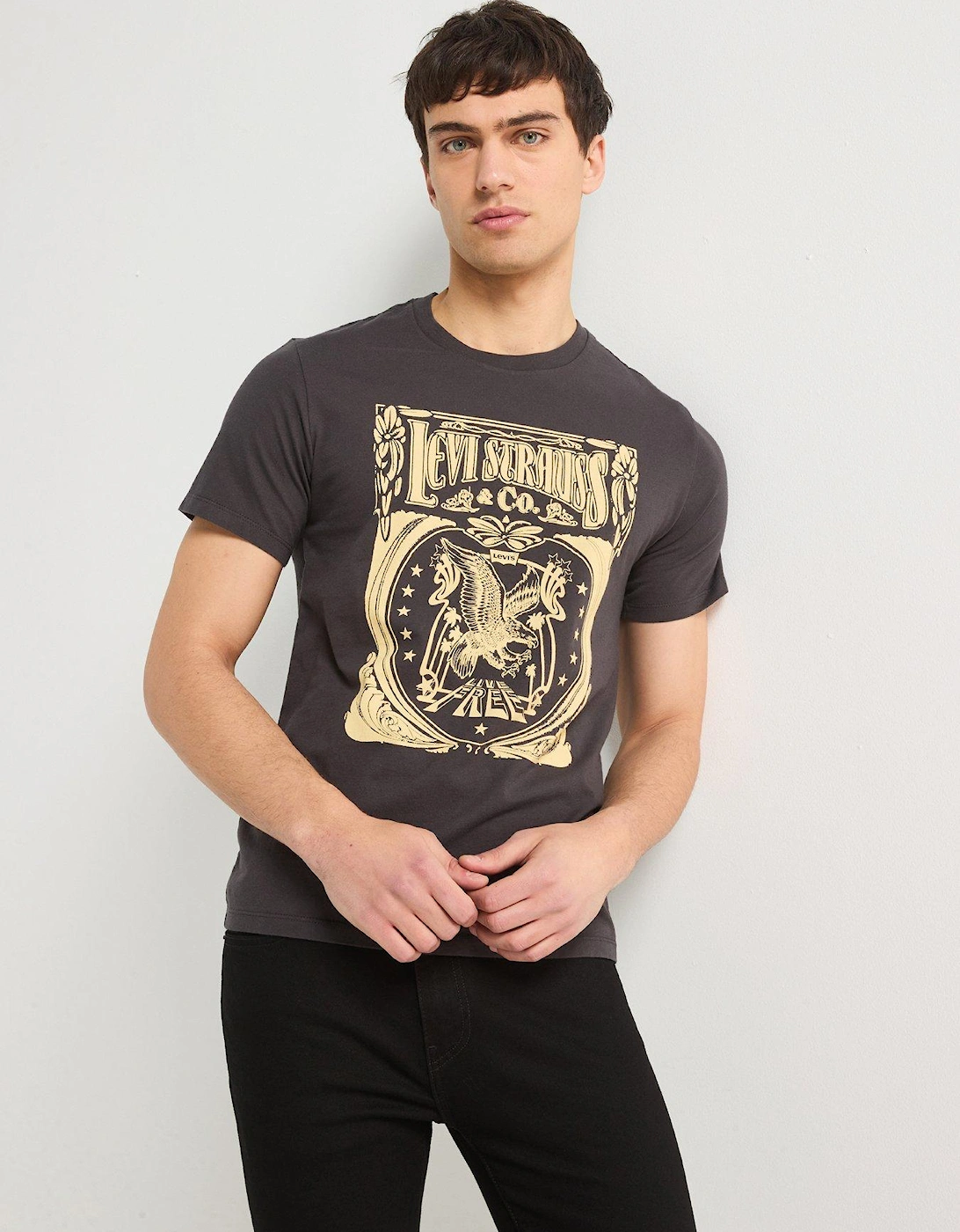 Graphic Crewneck T-Shirt - Black, 7 of 6