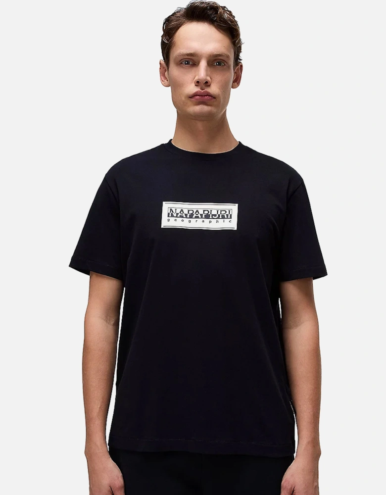 S Box Logo T-Shirt Black