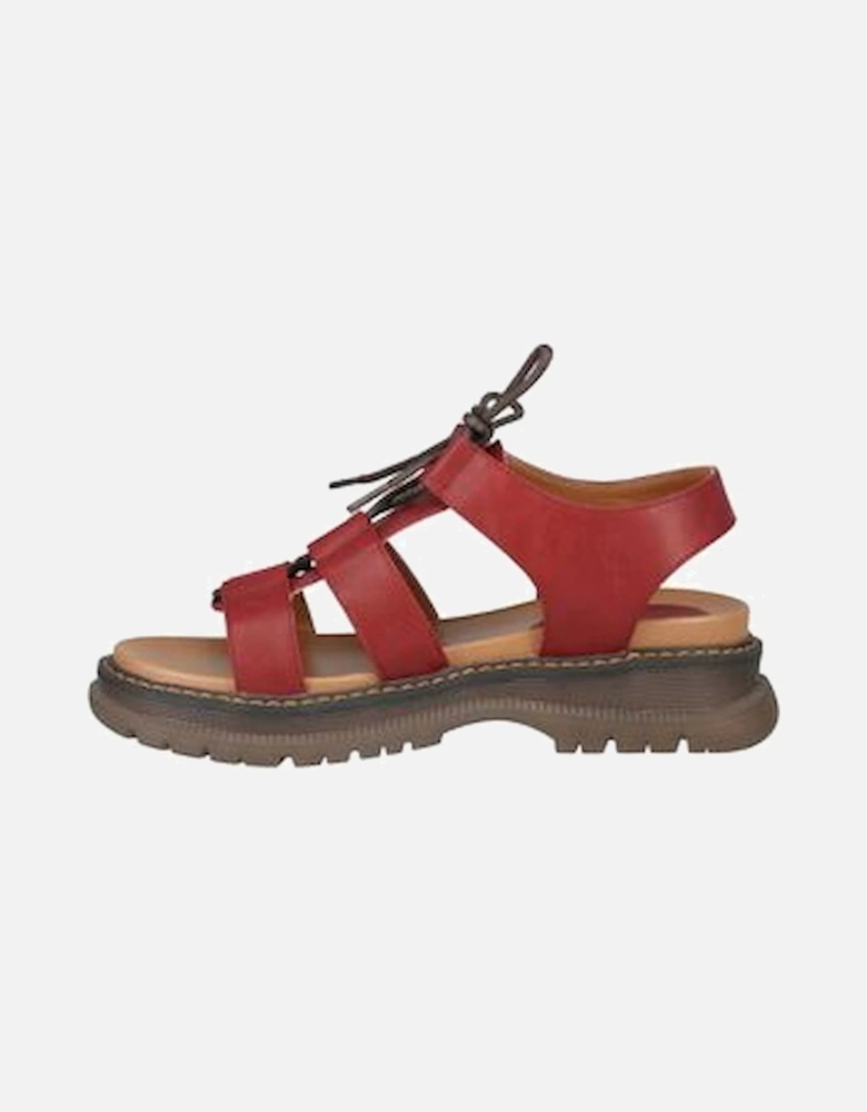 769534 in red ladies sandal