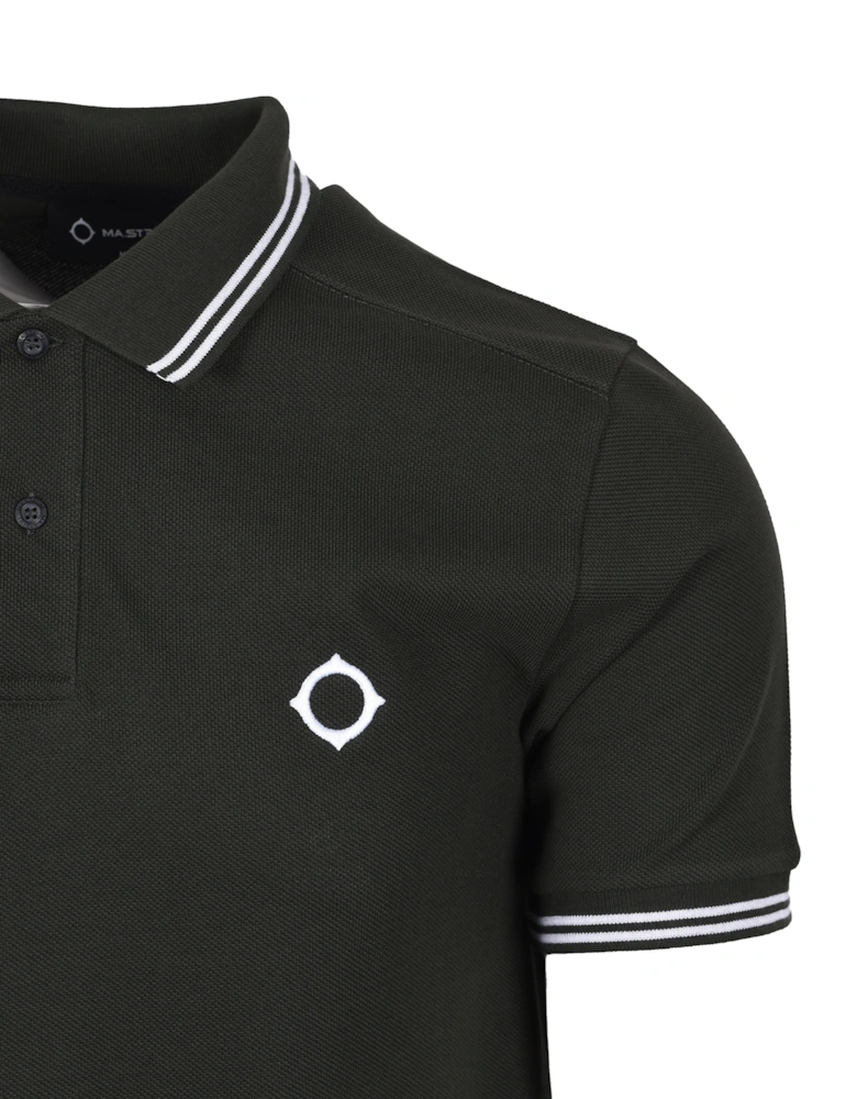 Double Tipped Polo Shirt Oil Slick