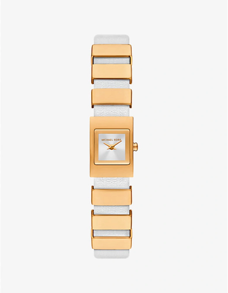 Mini Darrington Gold-Tone and Leather Watch