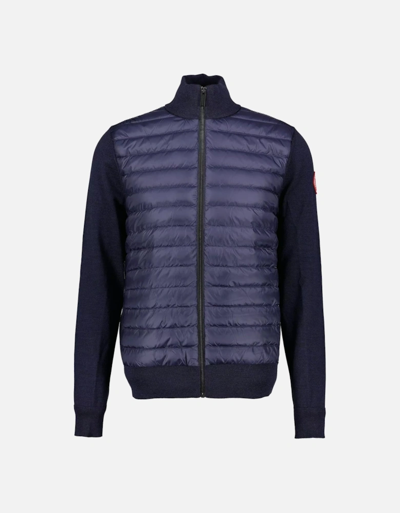 Hybridge Knit Packable Jacket Navy