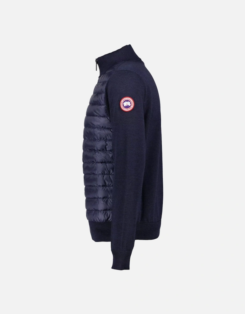 Hybridge Knit Packable Jacket Navy