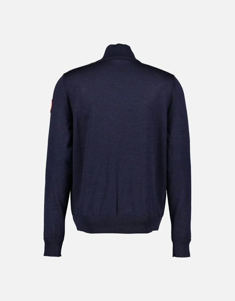 Hybridge Knit Packable Jacket Navy