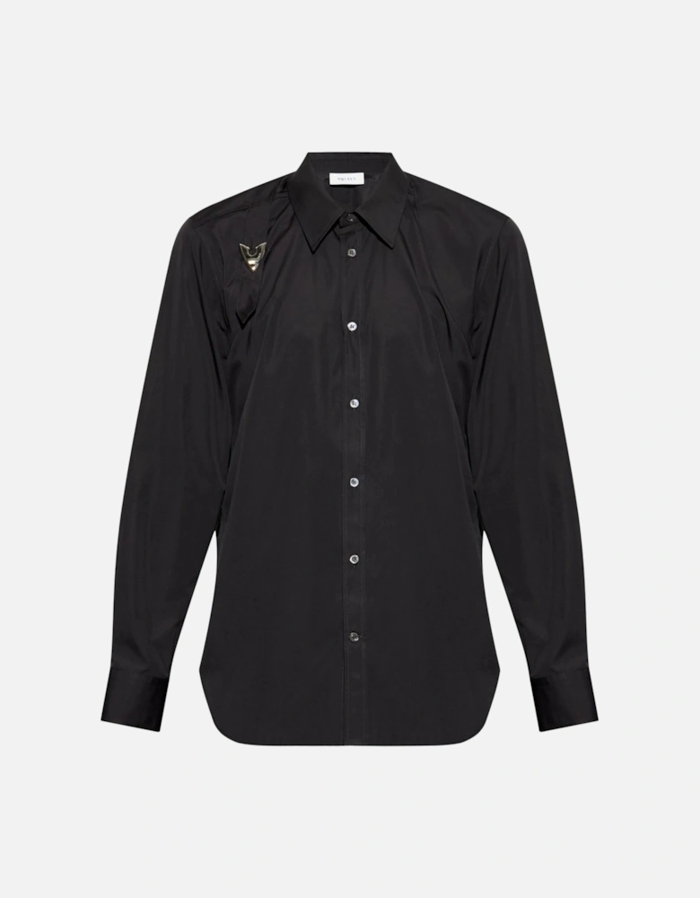 Buckle Harness Shirt Black