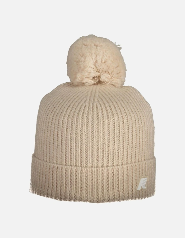 Knitted Wool Crewneck Sweater Women - Pink Hats
