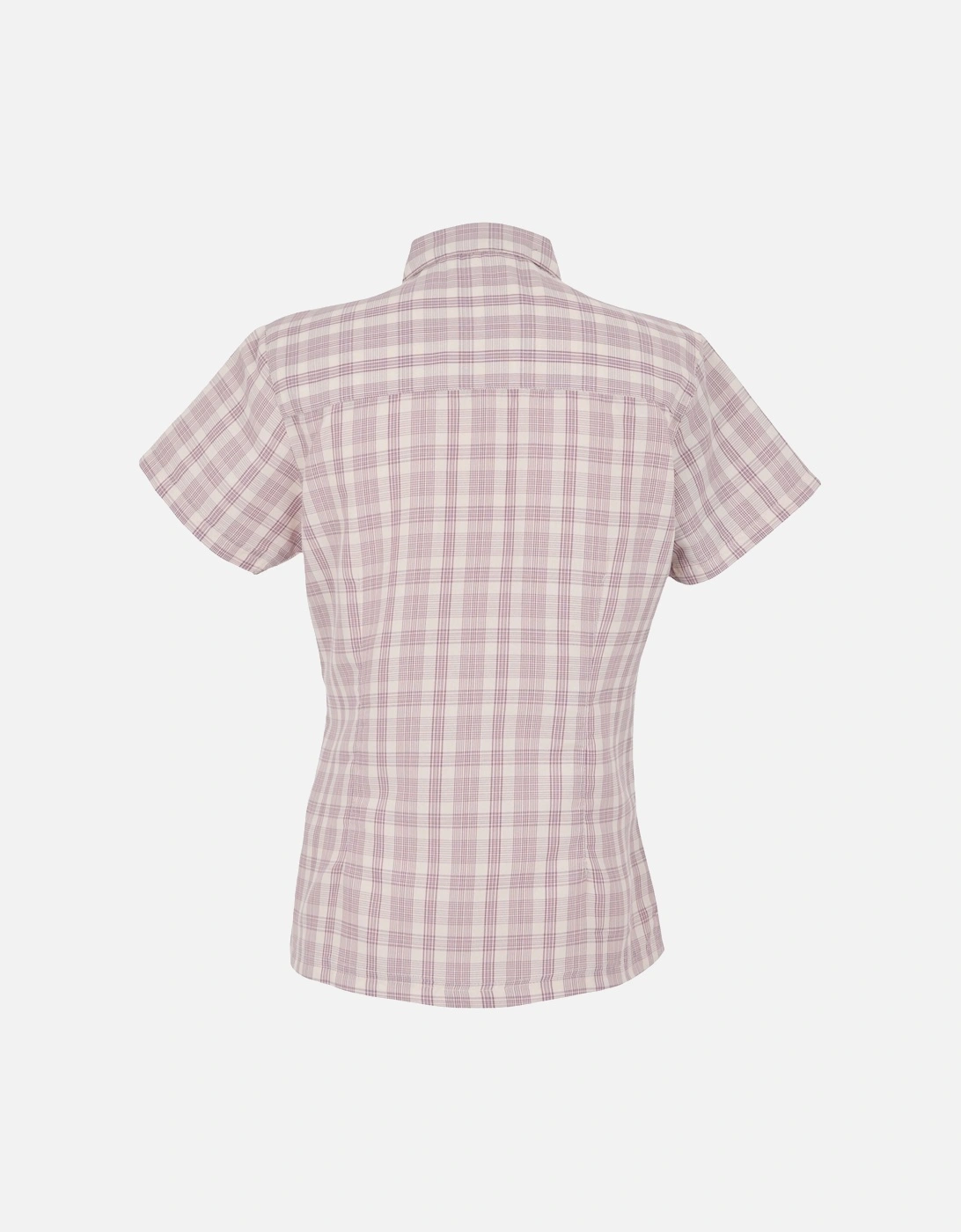 Womens/Ladies Mindano VIII Checked Short-Sleeved Shirt