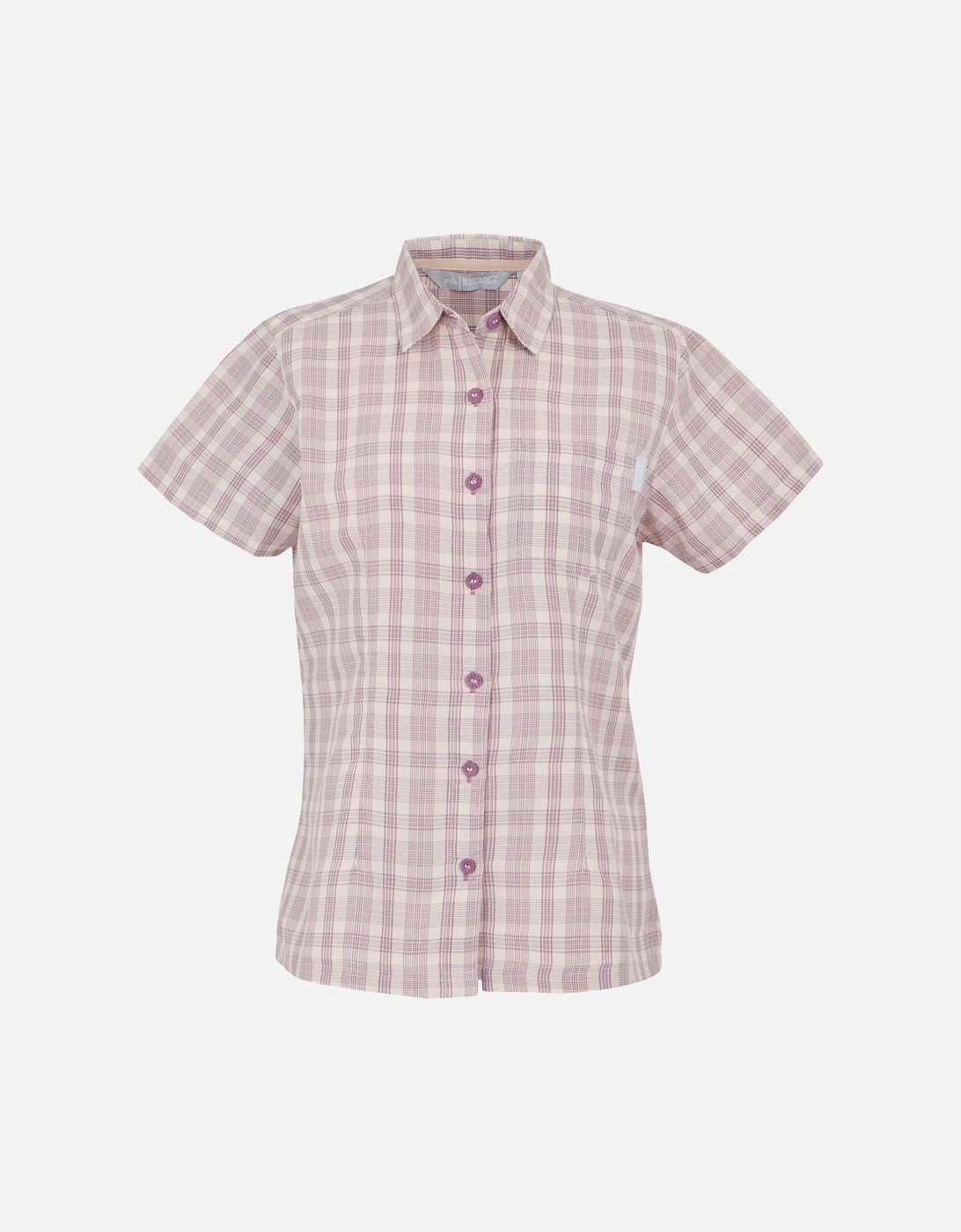 Womens/Ladies Mindano VIII Checked Short-Sleeved Shirt, 5 of 4