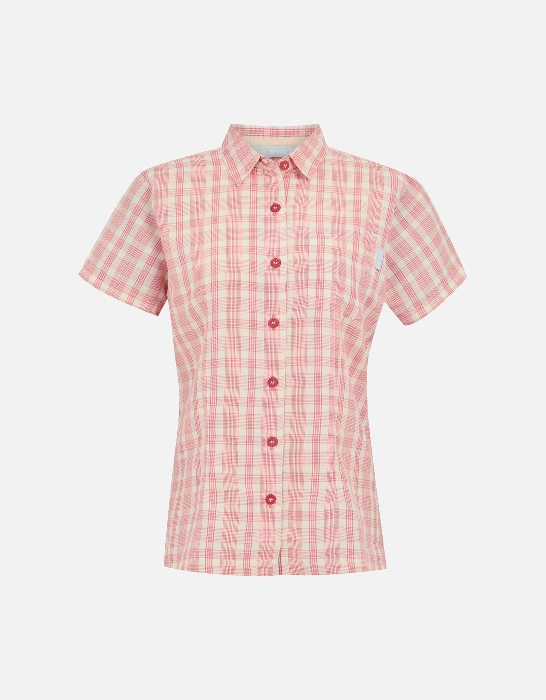 Womens/Ladies Mindano VIII Checked Short-Sleeved Shirt, 5 of 4