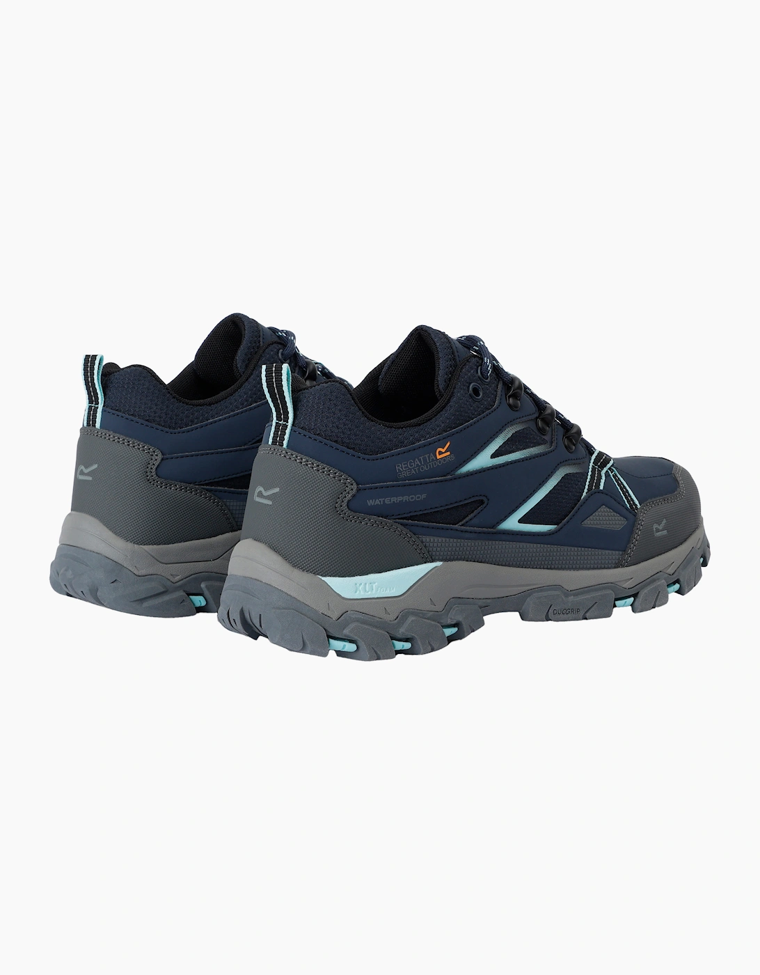 Regatta Women's Blue Holcombe Iii Low Walking Shoes - Navy/Aruba - 8 Uk - Navy/Aruba - 75% Polyurethane/25% Polyester - Image 3