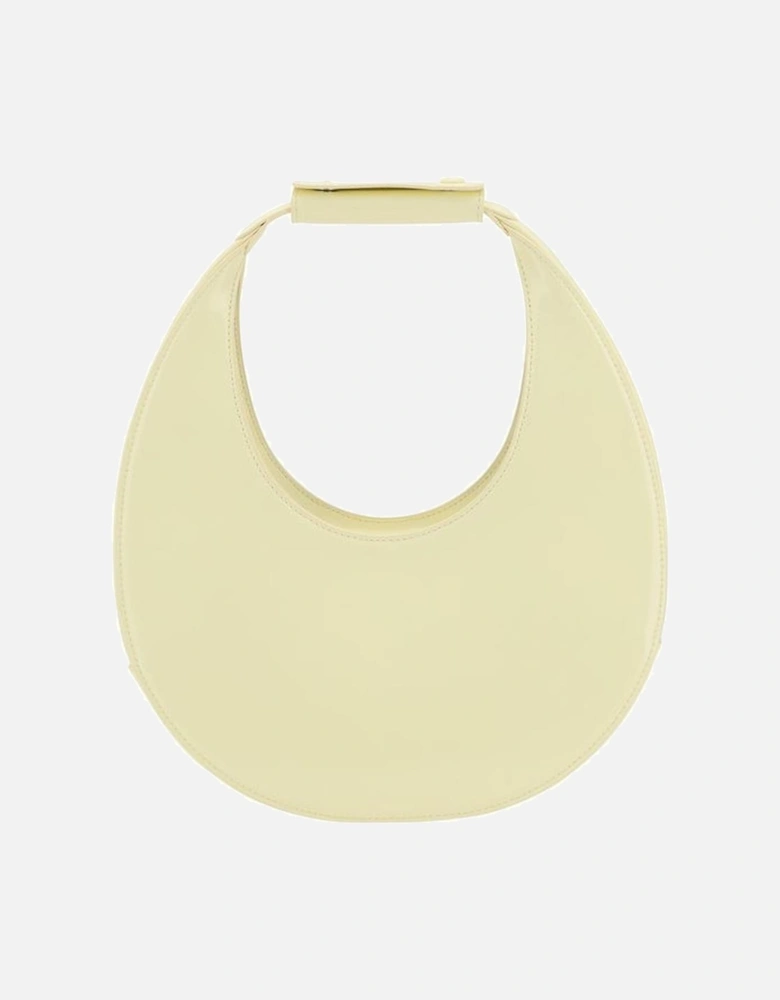 Modern Geometric Moon Shoulder Bag Women - Yellow