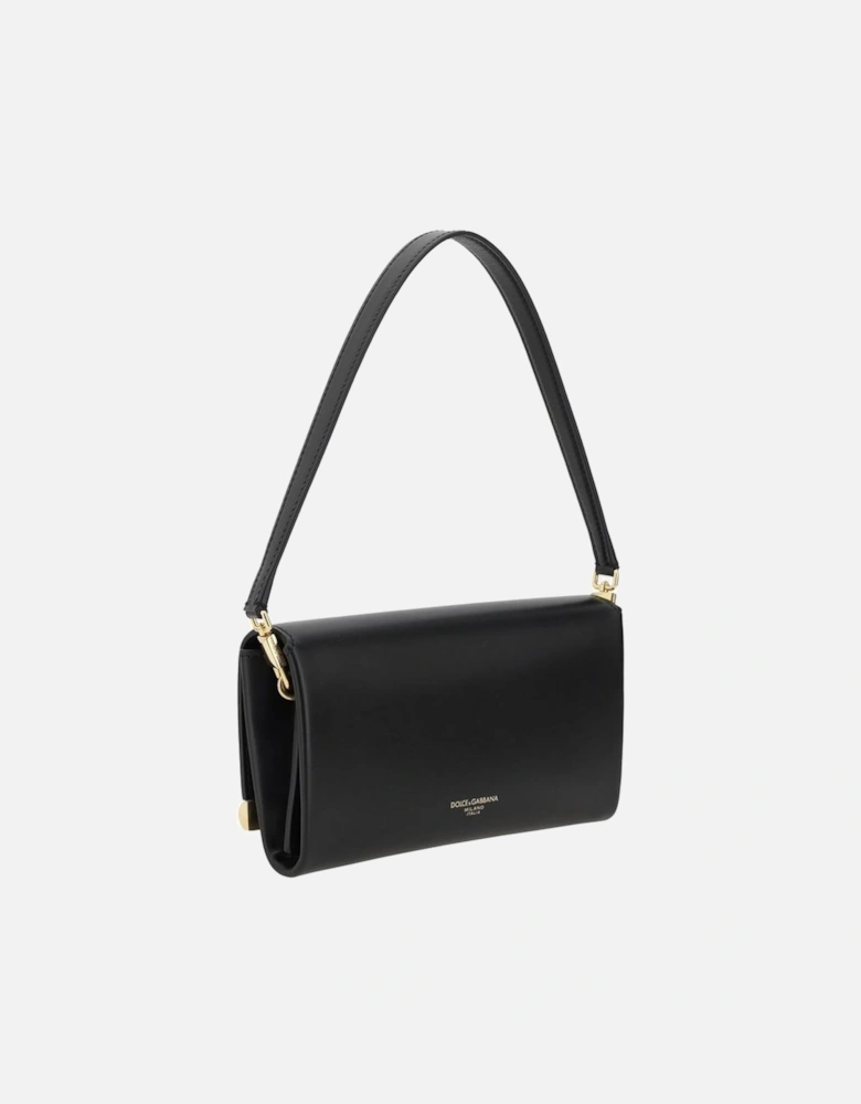 Leather Shoulder Bag Women - Black