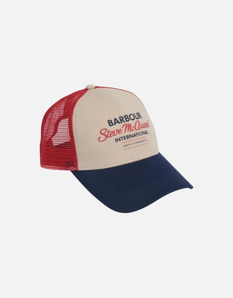 International Steve McQueen Trucker Cap Baseball Navy/Red