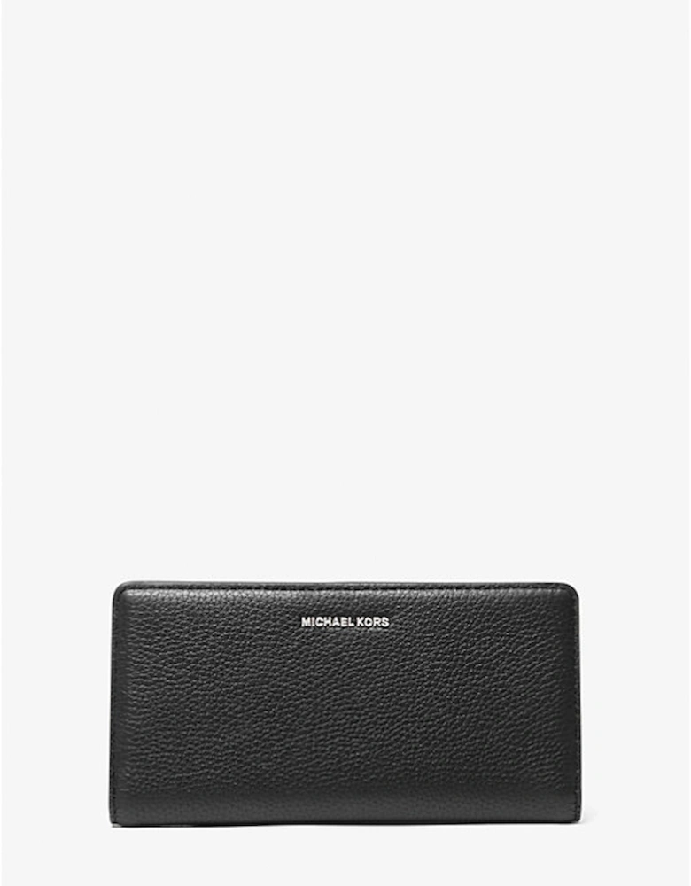 Bryant Large Pebbled Leather Snap-Front Wallet