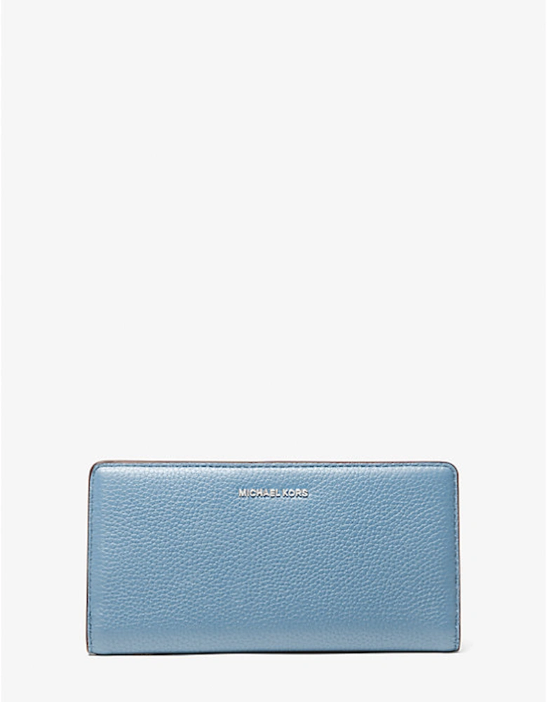 Bryant Large Pebbled Leather Snap-Front Wallet