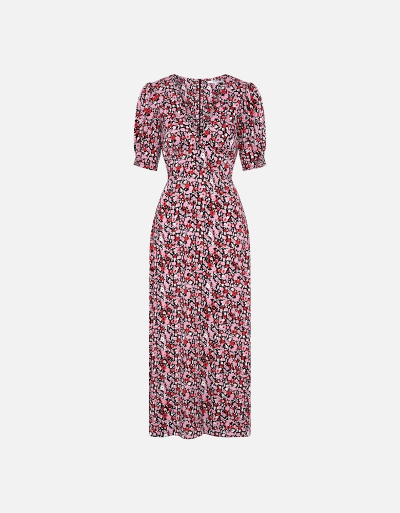 Claudette Dress in Ditsy Floral Print