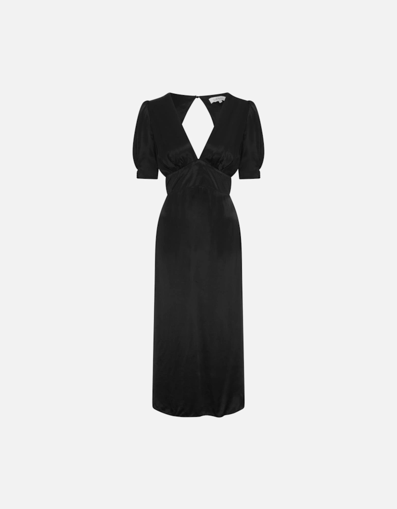 Odette V Dress in Black