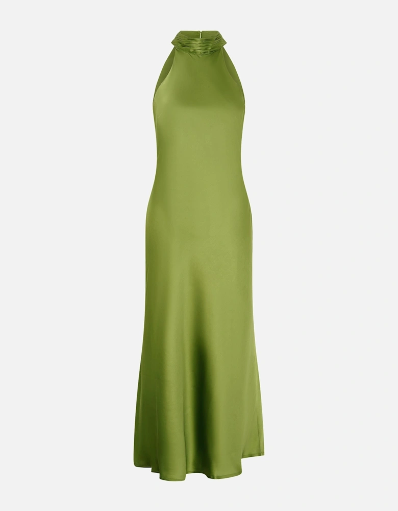 Seychelles Drape Back Detail Dress in Sage