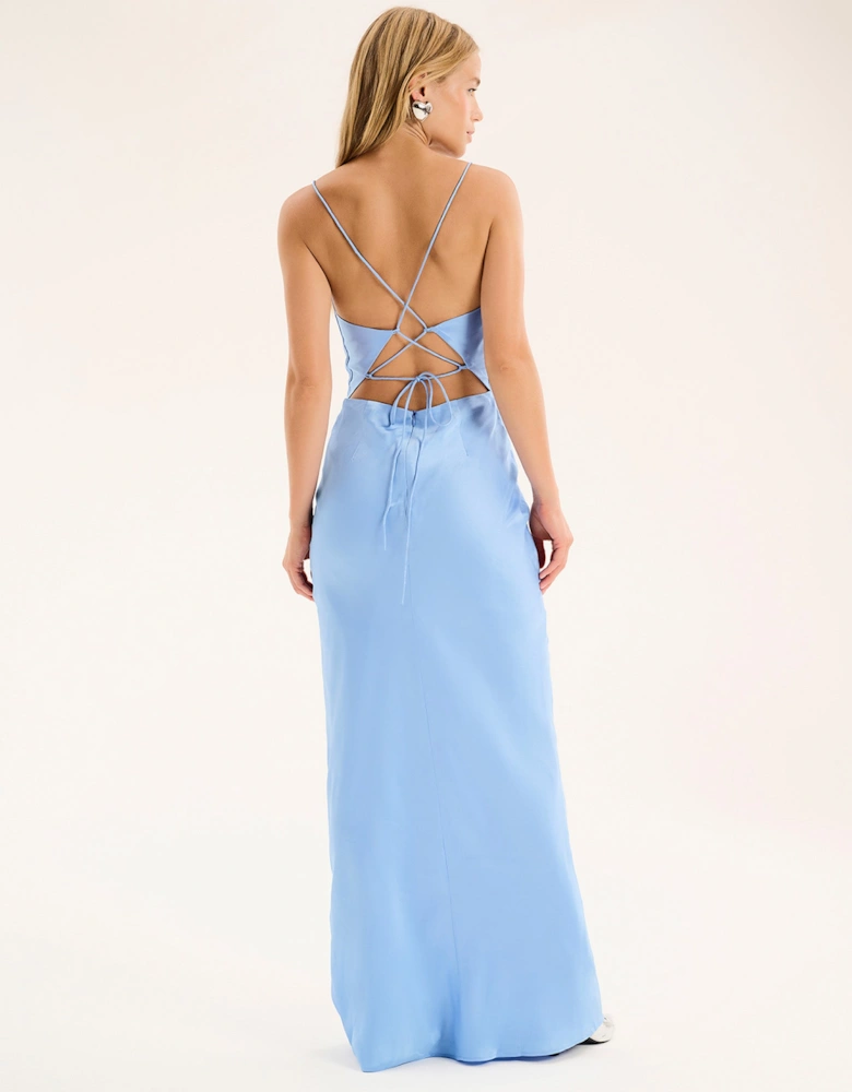 Ginny Maxi Dress in Light Blue