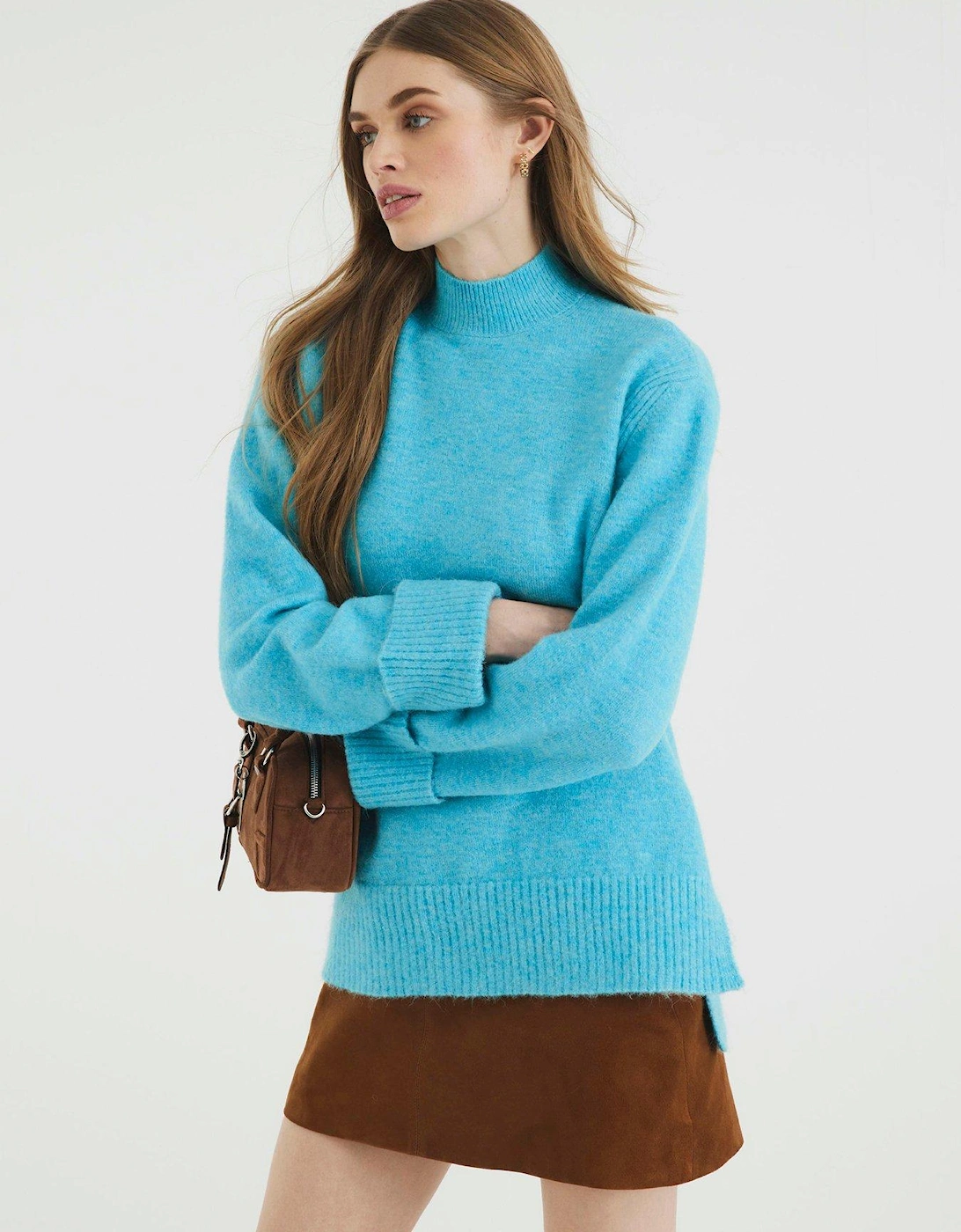 Side Split Jumper - Turquoise - Blue, 7 of 6