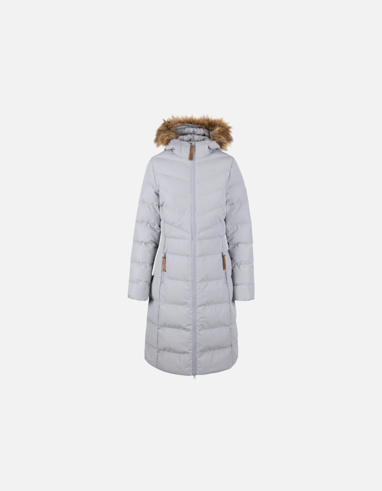 Womens Audrey Padded Waterproof Faux Fur Jacket