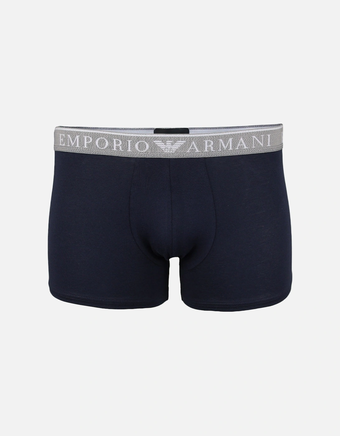 2-Pack Endurance Boxer Trunks, Armani Blue/Shark