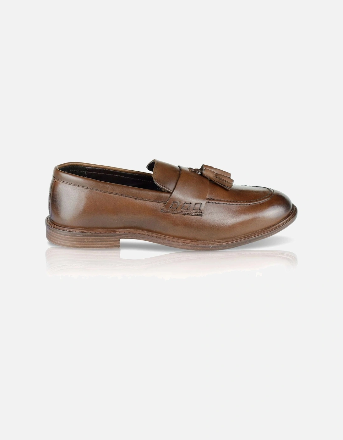 CHARLESTON Mens Loafers Brown, 4 of 3