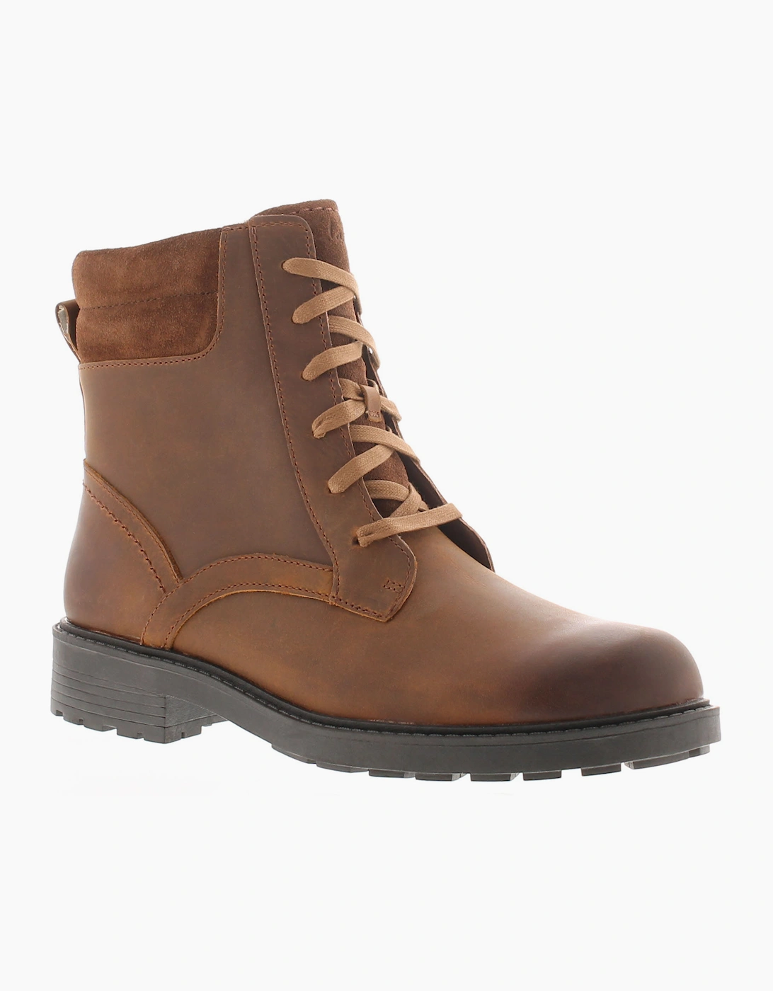 Clarks Womens Wo Ankle Boots Discover Effortless Leather Zip brown UK Size 6.5 - Love the Sales