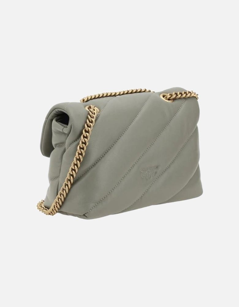 Calfskin Love Mini Puff Shoulder Bag Women - Gray