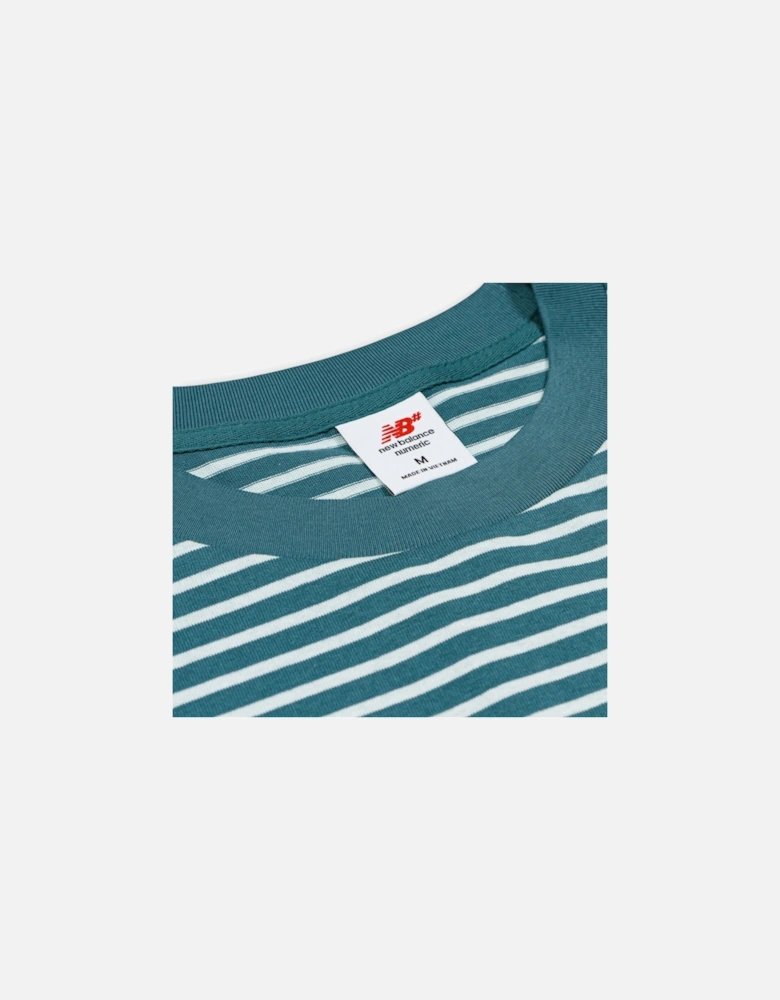 Numeric Stripe T-Shirt - New Spruce