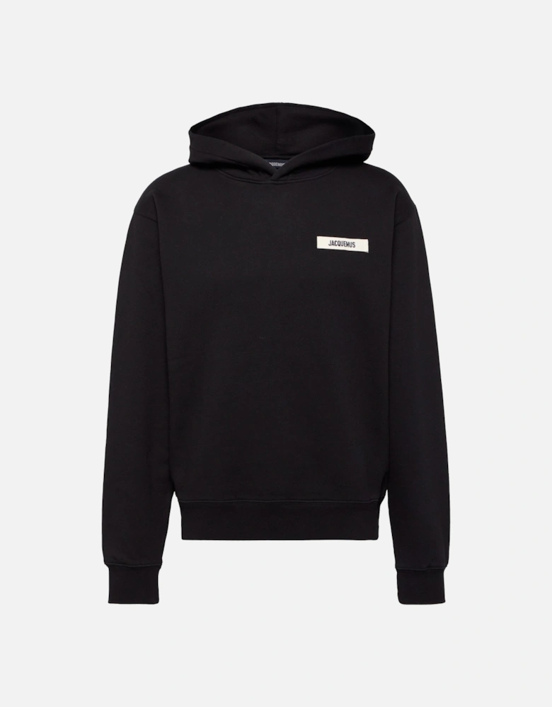 The Gros Grain Hoodie in Black