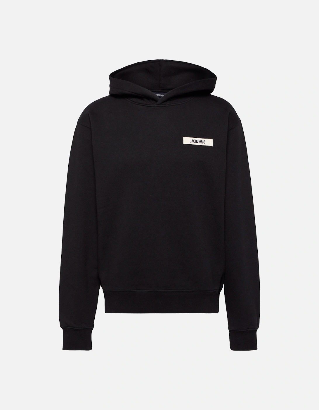 Jacquemus Men's Black The Gros Grain Hoodie In - Size: 38