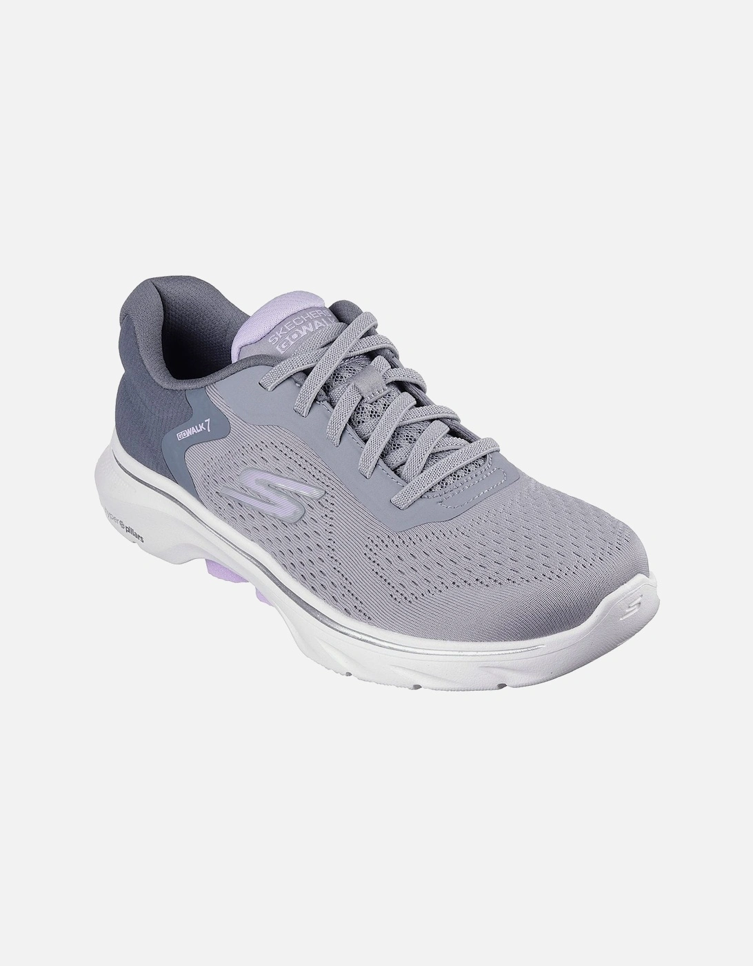 150263/GYLV SUMMITS-NEW DAILY Womens Trainers Grey/Lavender, 6 of 5