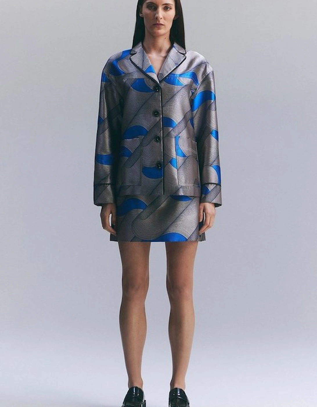 Amelia Graham Printed Tailored Jacket