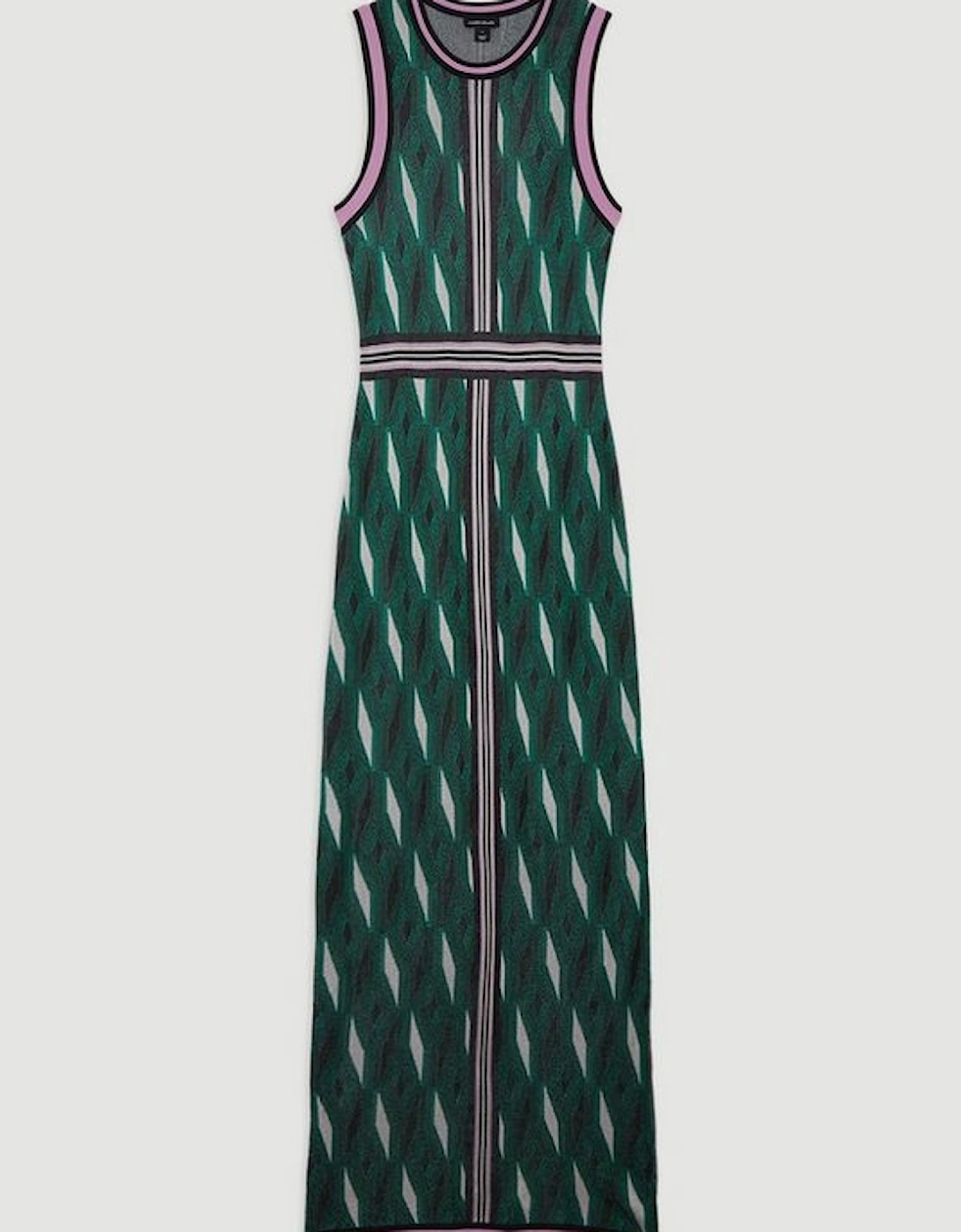 Amelia Graham Jacquard Sleeveless Dress