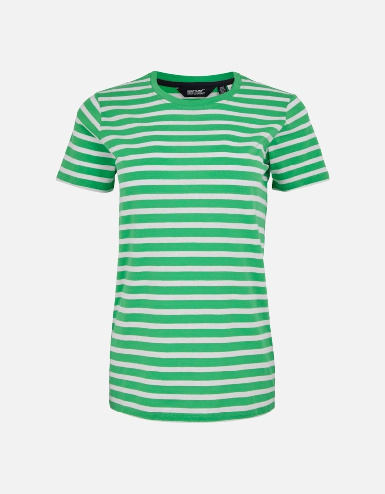 Womens/Ladies Bayletta Striped T-Shirt