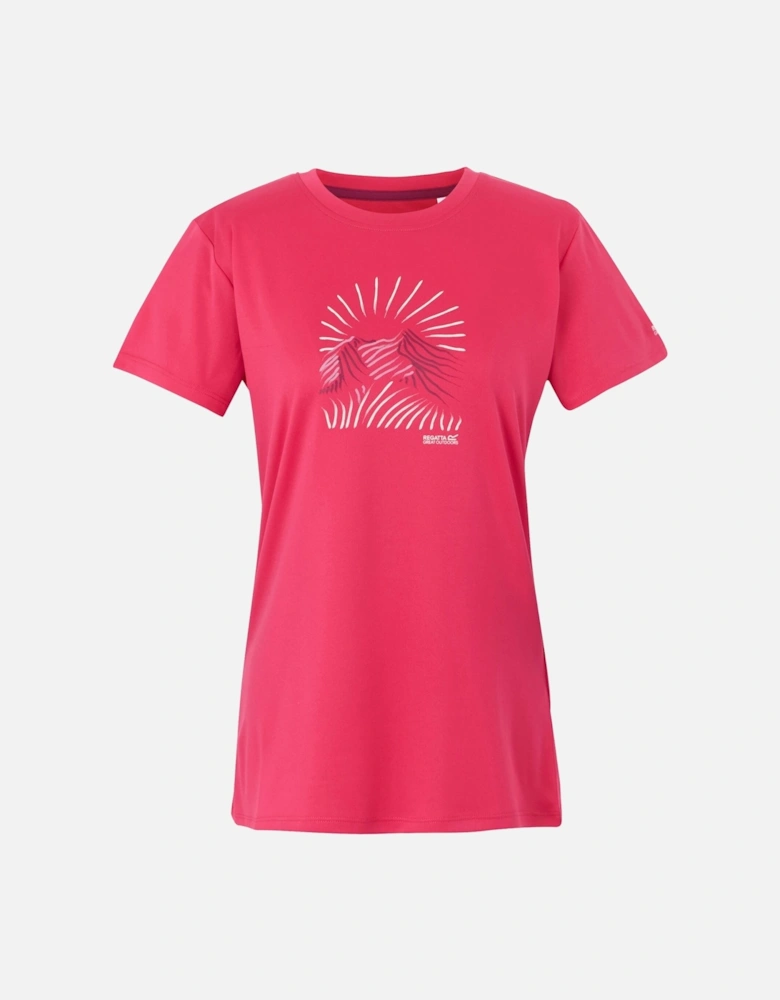 Womens/Ladies Fingal IX Mountain T-Shirt