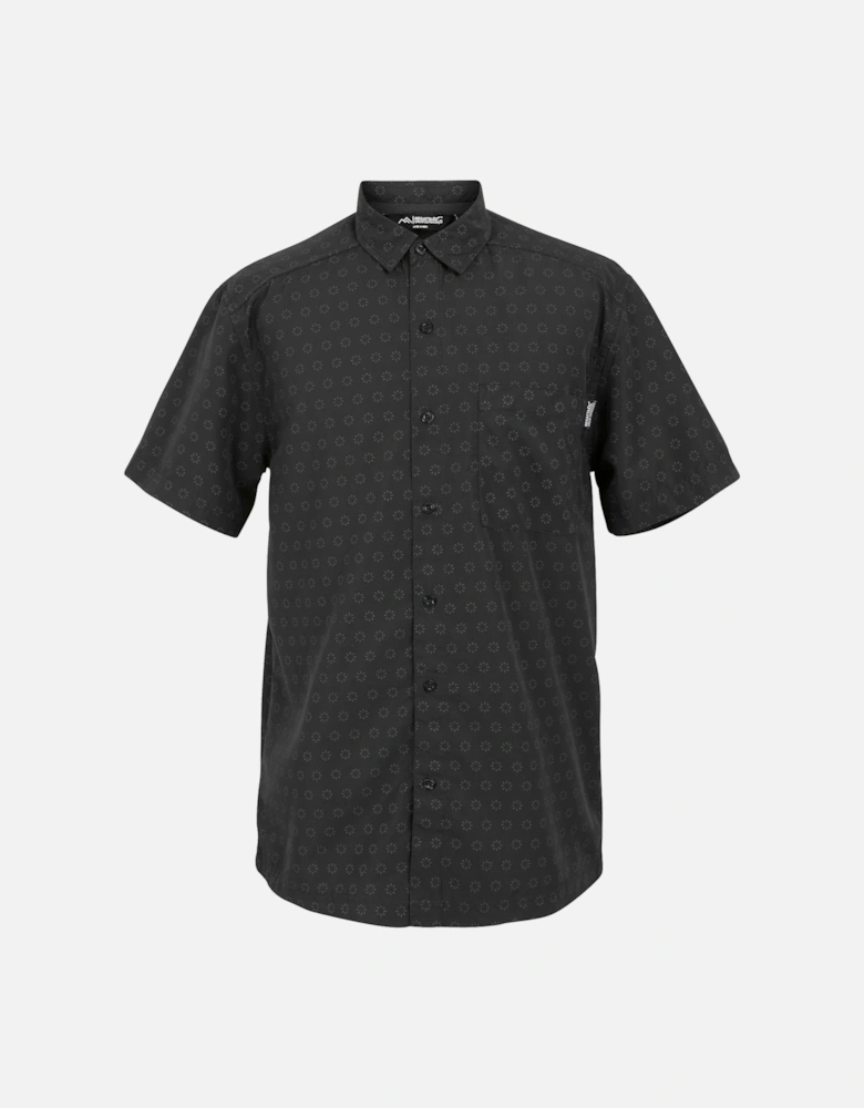 Mens Mindano IX Circle Short-Sleeved Shirt