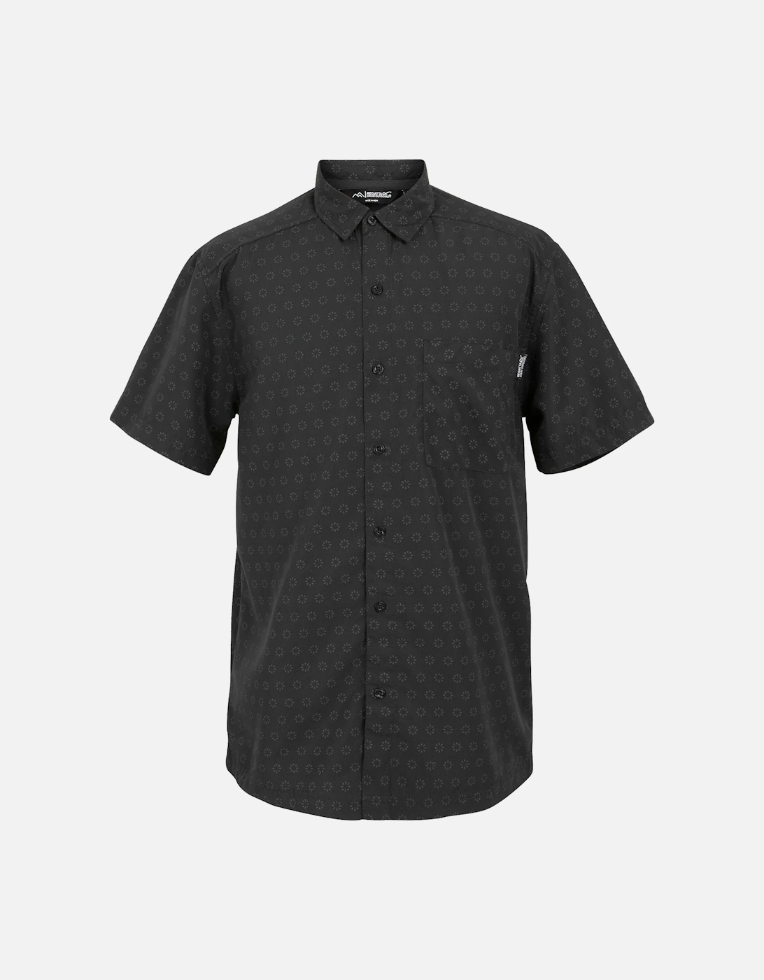 Mens Mindano IX Circle Short-Sleeved Shirt, 5 of 4