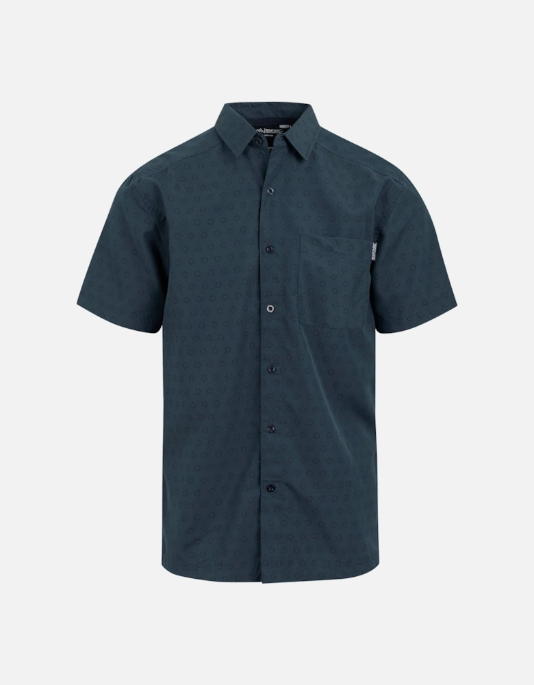 Mens Mindano IX Circle Short-Sleeved Shirt