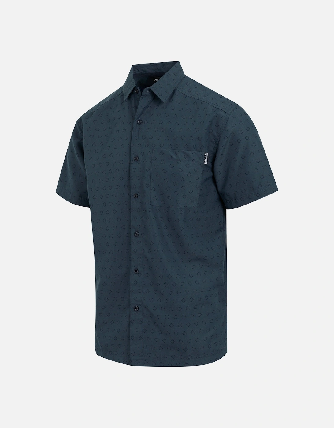 Mens Mindano IX Circle Short-Sleeved Shirt