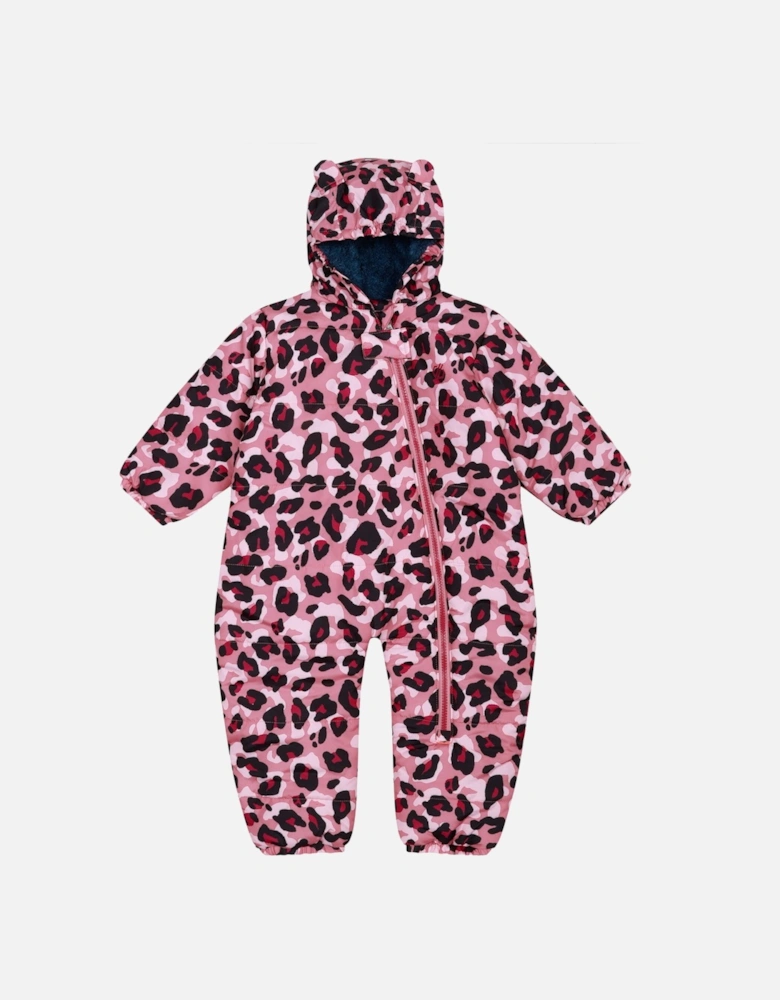 Baby Bambino Cheetah Print Snowsuit