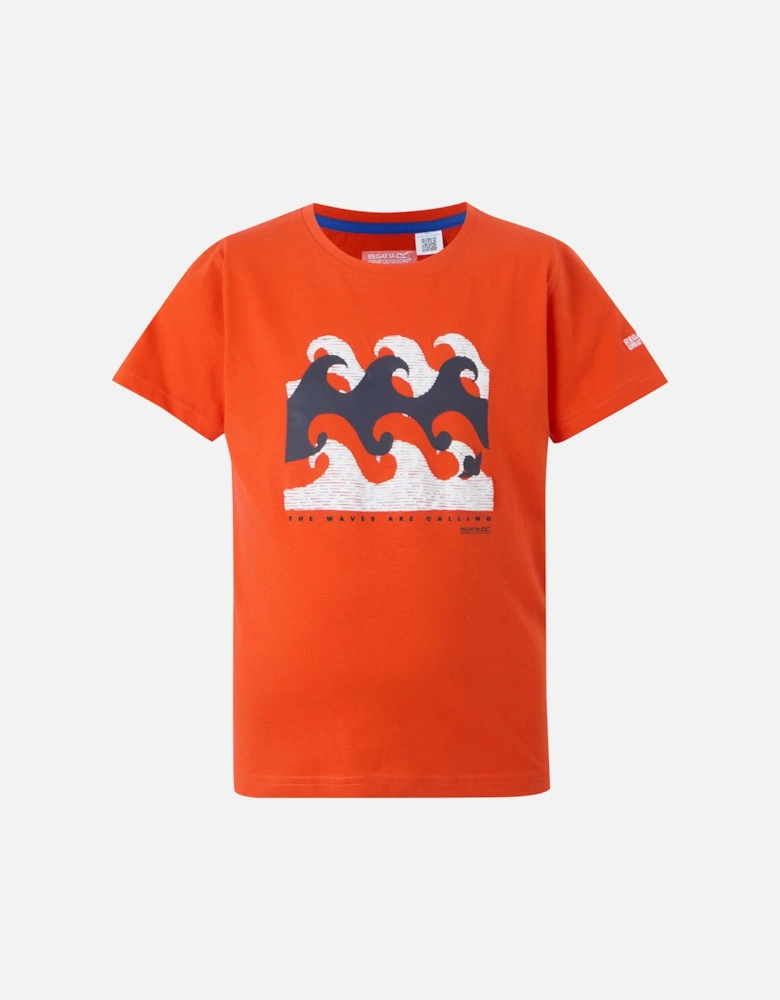 Childrens/Kids Bosley VIII Waves T-Shirt