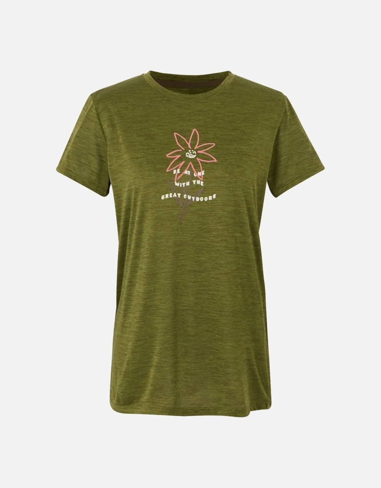 Womens/Ladies Fingal IX Flower T-Shirt