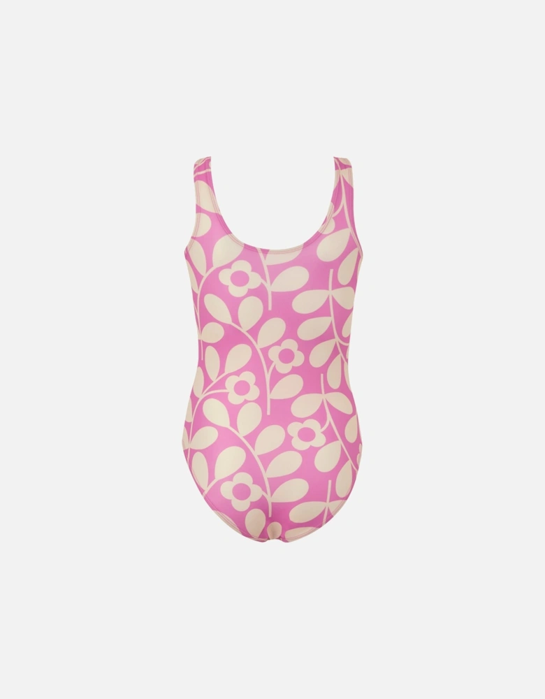 Girls Orla Kiely Jasmine Flower One Piece Swimsuit