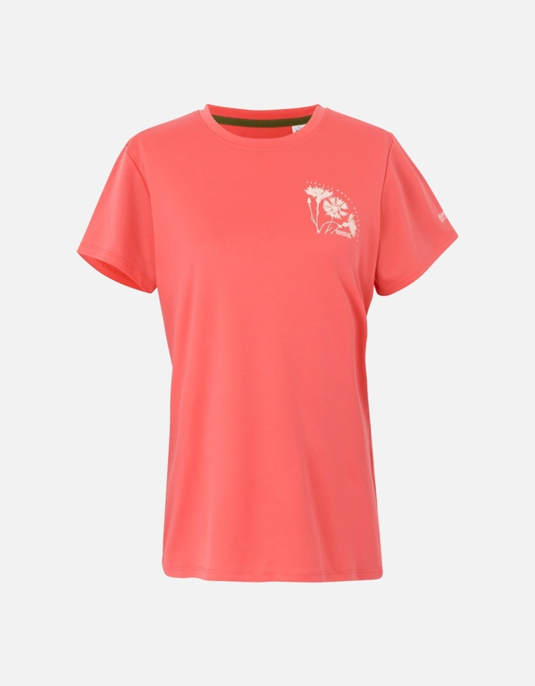 Womens/Ladies Fingal IX Flowers T-Shirt